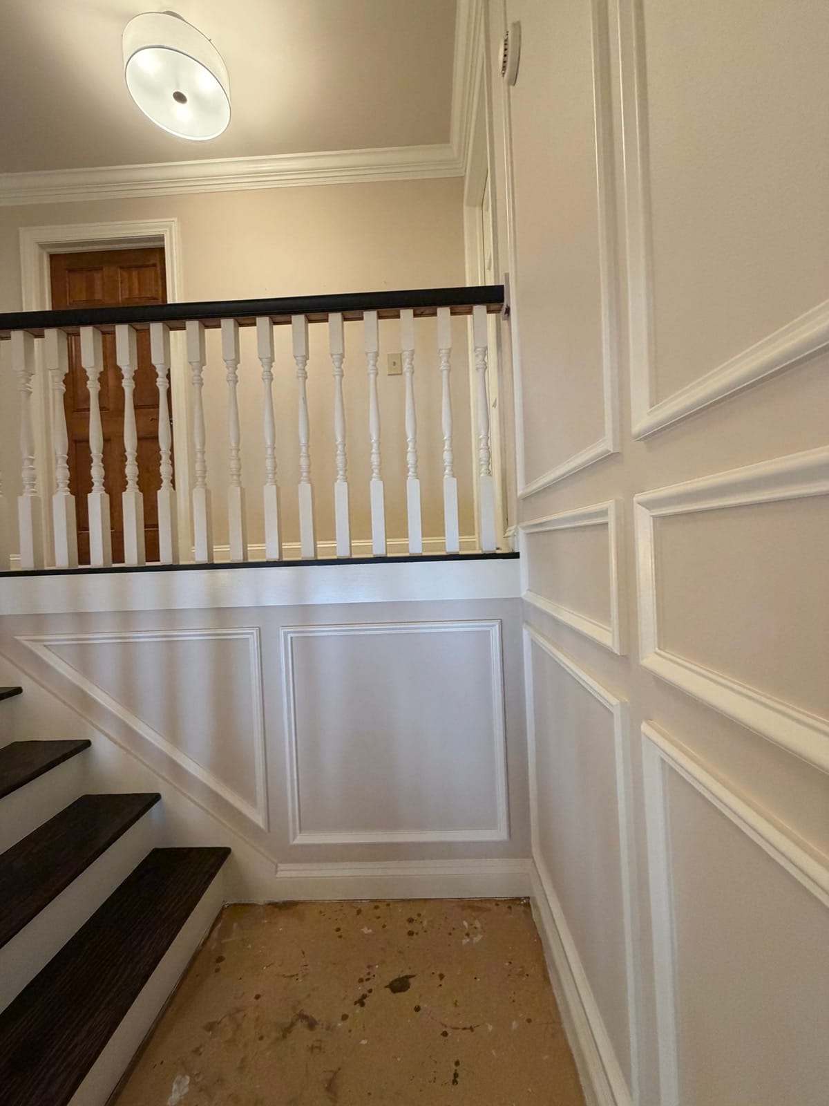 Two-Story Wainscoted Foyer — view 5