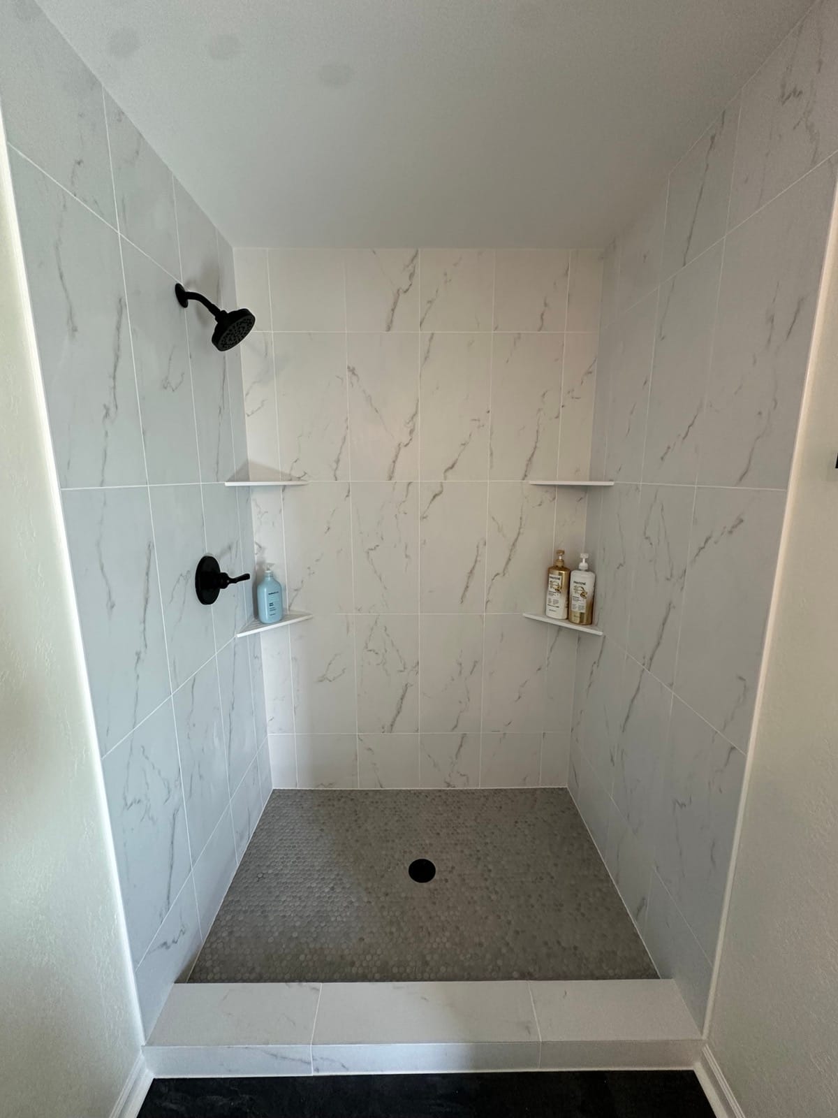 Matte Black Master Bath — view 2
