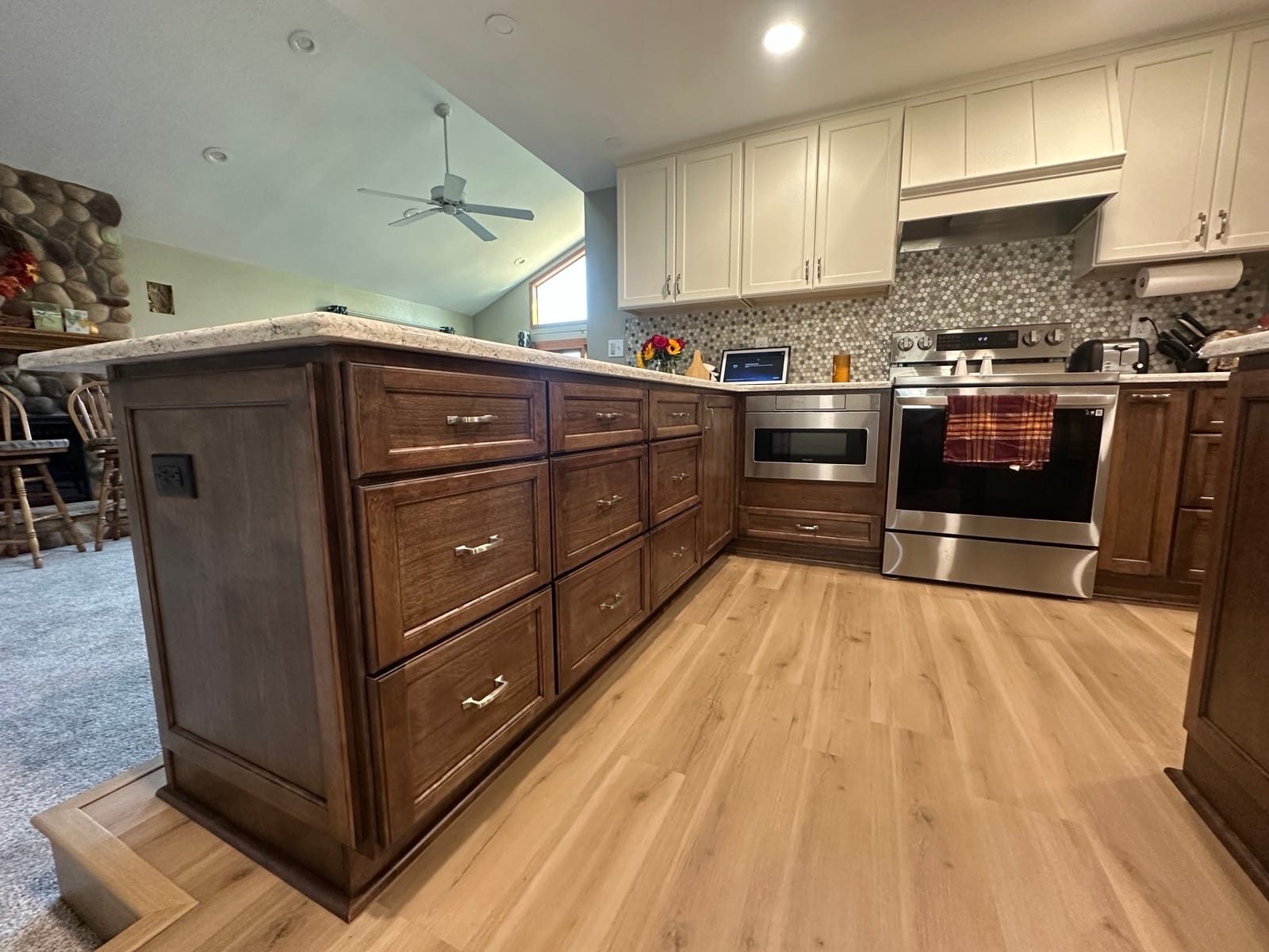 Two-Tone Open-Concept Kitchen — view 2