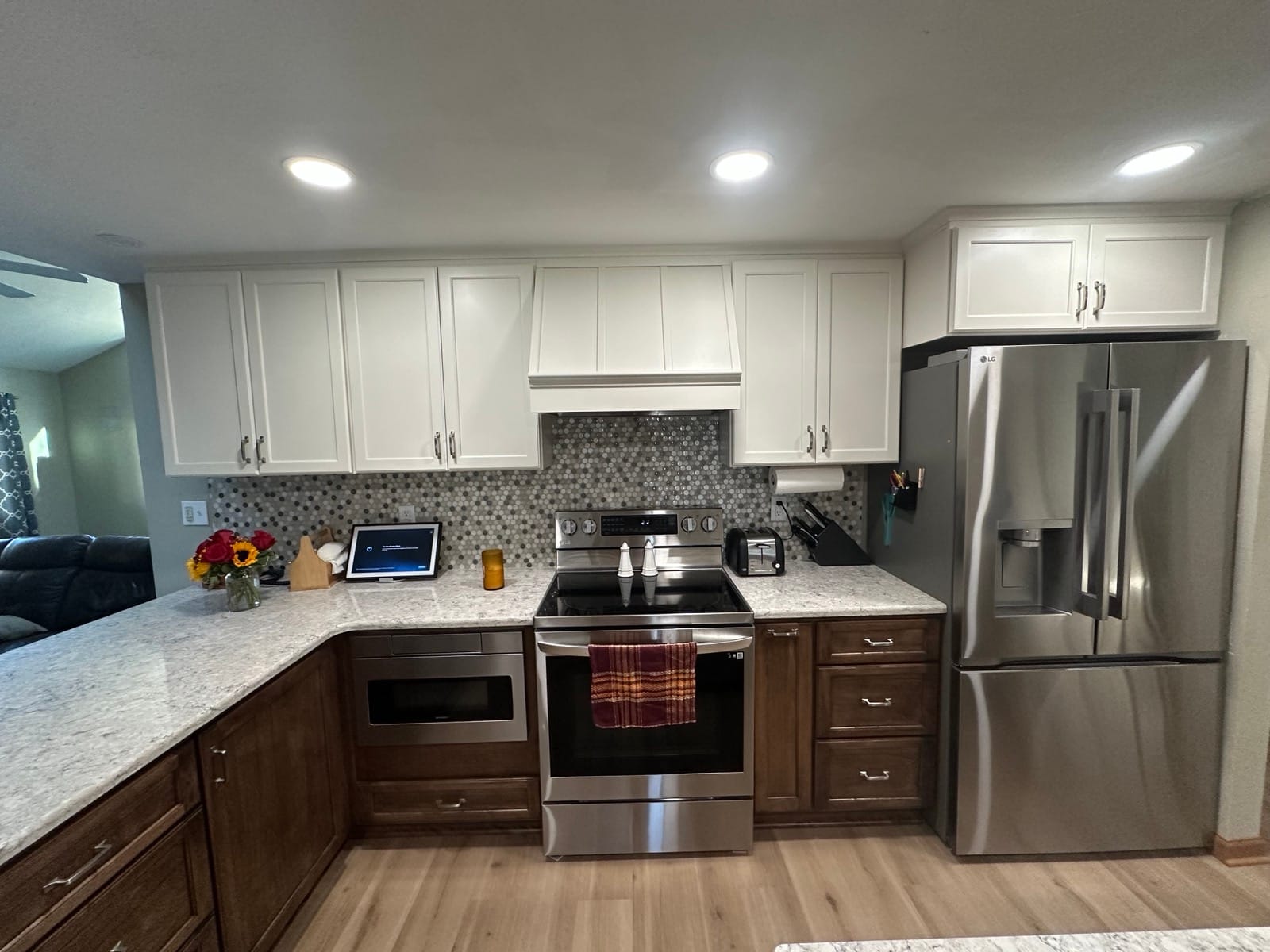 Two-Tone Open-Concept Kitchen — after